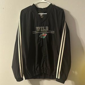 Vintage Minnesota WILD windbreaker pullover